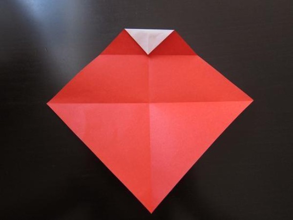 Illustrated tutorial for making origami seven-star ladybug for children