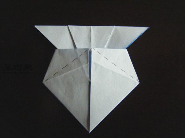 Giant panda hand-folded paper art creative three-dimensional giant panda origami tutorial