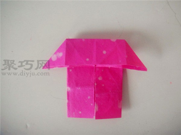 Origami lesson plan for small classes in kindergarten: Origami small house How to fold a small house