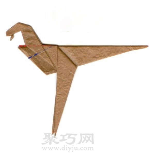 Origami Velociraptor Folding Steps