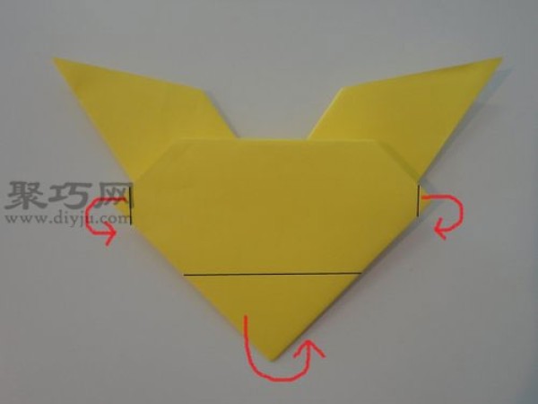 Pikachu Origami Illustrated Tutorial How to Origami Pikachu with Paper