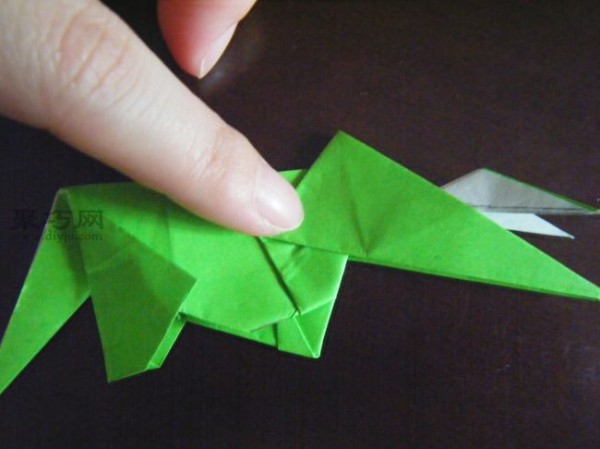 How to Origami Triceratops Three-dimensional Dinosaur Origami Illustrated Tutorial