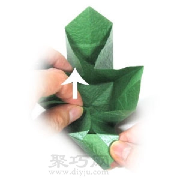 Simple and practical origami hollow cube illustration tutorial