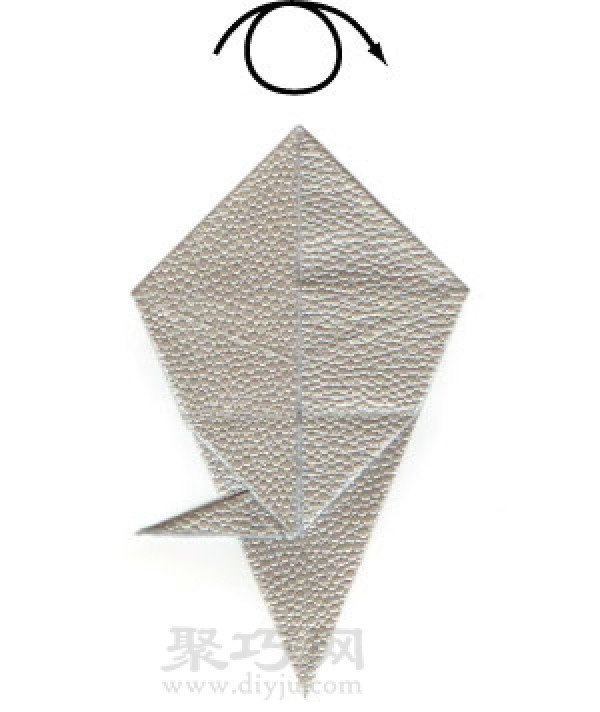 How to fold the big mouth fish origami step by step diagram