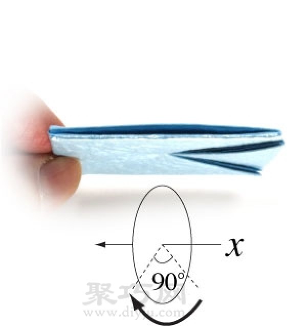 How to fold the paper bags you played with when you were a child. Illustration of how to fold paper bread.