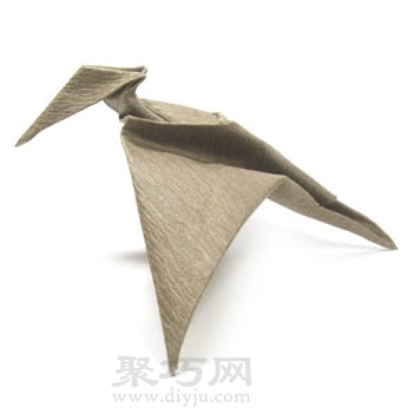 Origami Pterosaur Illustrated Tutorial