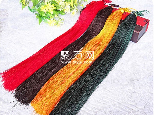 What kind of thread is used to make tassels with Chinese knot? Which kind of tassel thread is good?