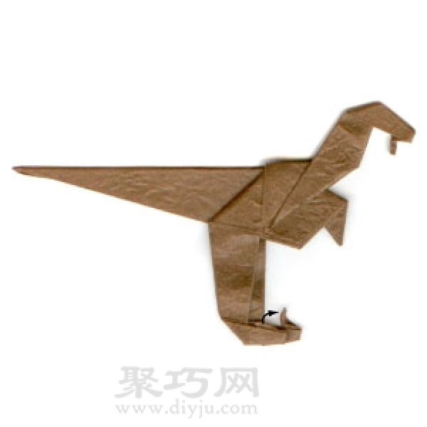 Origami Velociraptor Folding Steps