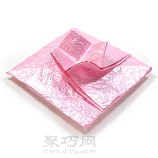 Origami Diamond Envelope Steps Illustration