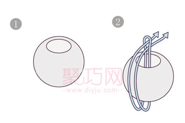 Illustration of how to braid Chinese bead-shaped tassels with reference to how to make dancing tassels