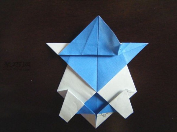 Childrens small animal origami tutorial teaches you how to fold a 3D turtle