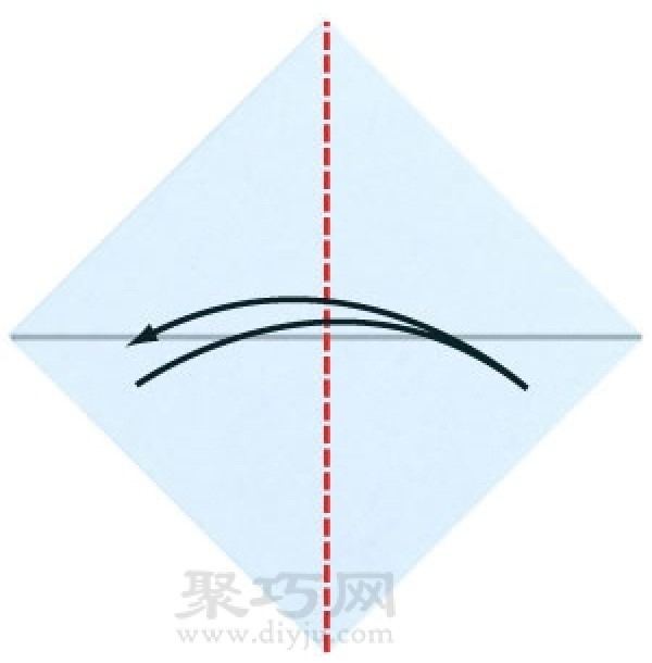 Illustration of the steps for folding a handmade origami shirt