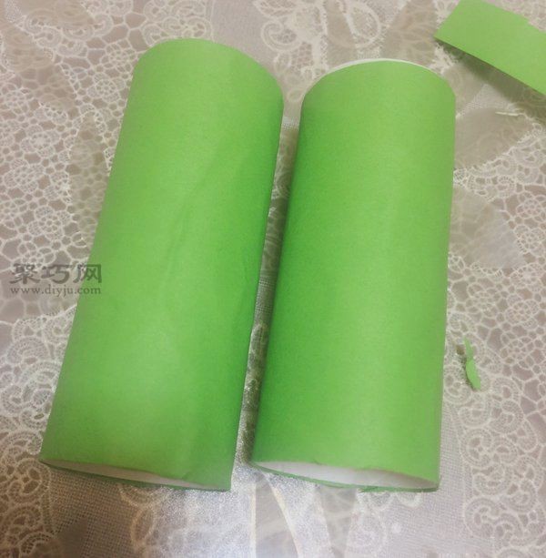 Toilet paper roll handmade caterpillar childrens toy