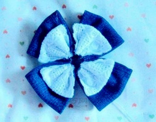 diy four-leaf clover headband from old jeans diy fabric headband tutorial