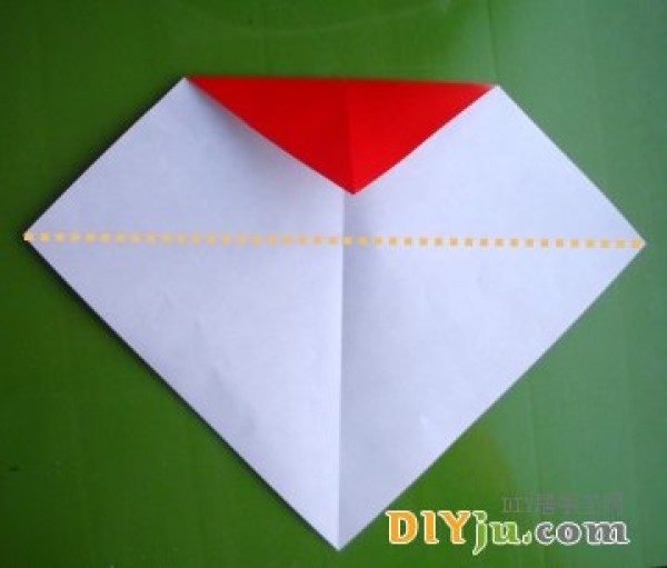 Very cute Santa Claus origami method + illustrated tutorial