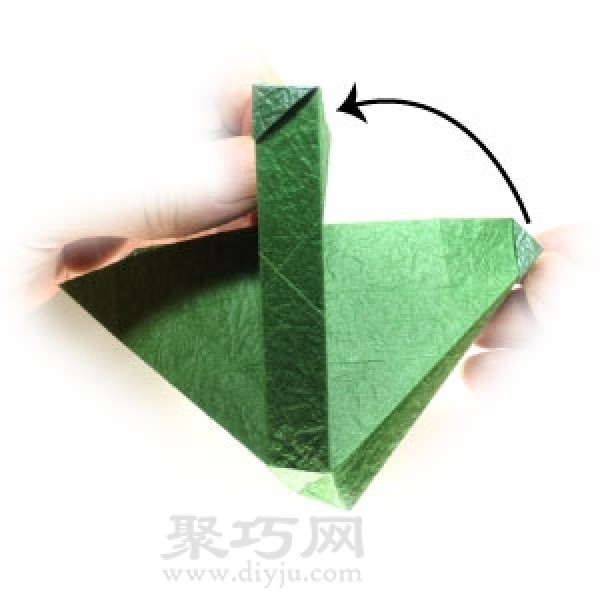 Origami tutorial for a very tall rectangular three-dimensional origami box