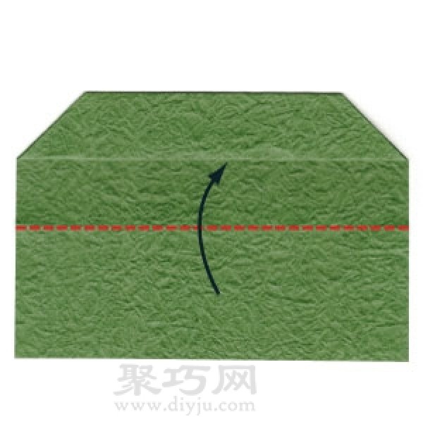 Rectangular origami box is simple and beautiful