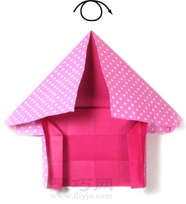 Simple and Beautiful House Origami House Illustrated Tutorial