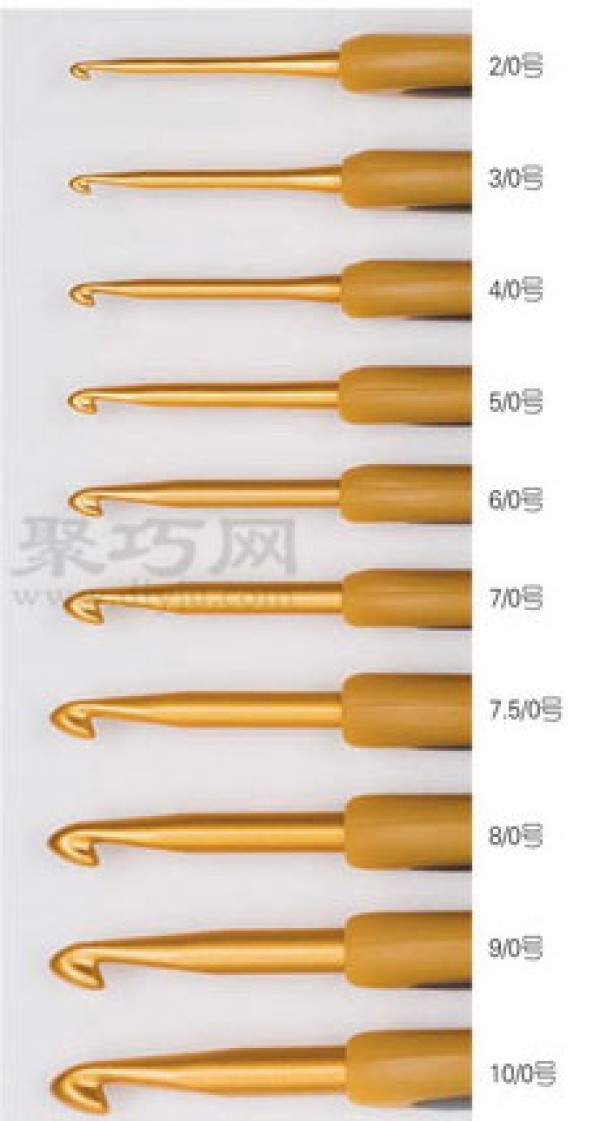 The most commonly used crochet hook models, classification of crochet hooks and introduction to crochet threads