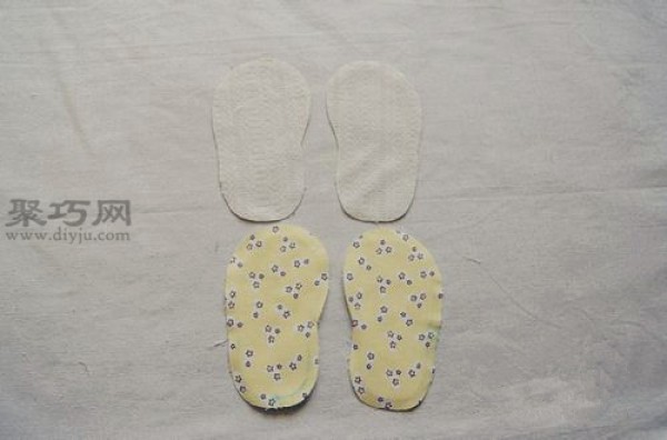 Fabric handmade baby shoes tutorial teaches you how to make baby toddler shoes