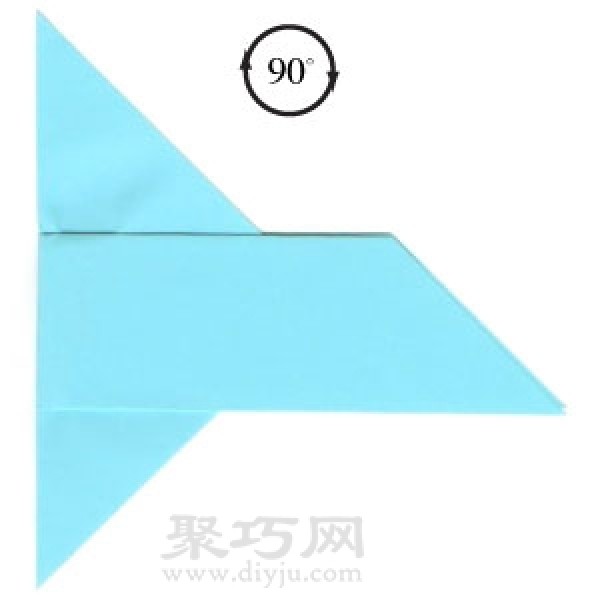 Illustration of the steps for making origami pigeons