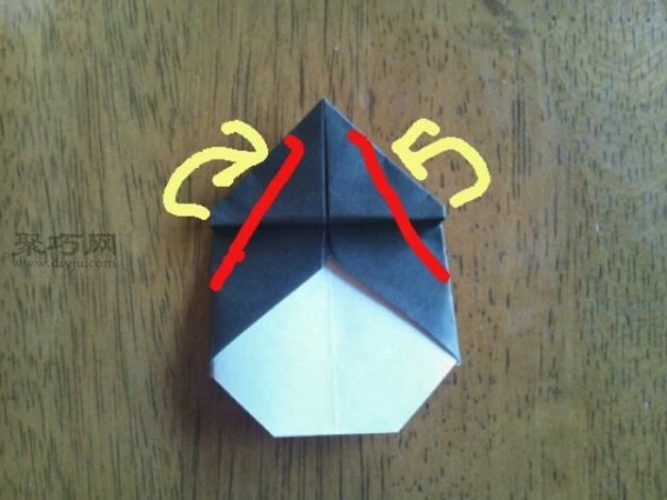 Cute three-dimensional Hanfu origami doll tutorial illustration