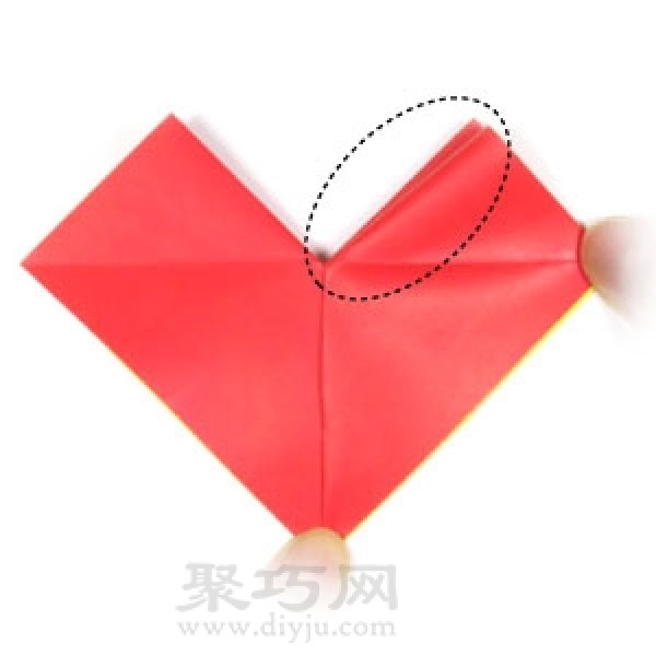 How to make origami heart shape by hand