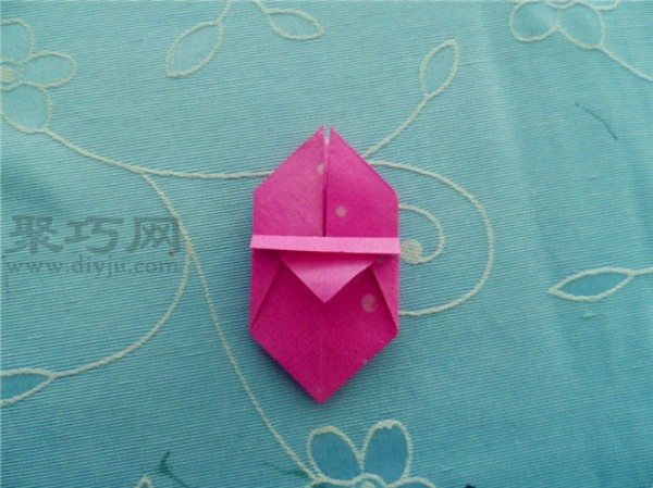 Origami lesson plan for kindergarten middle class: Origami box, simple box folding method