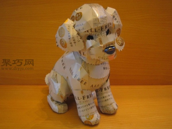 Collection of Can Waste Utilization Portfolio: Handmade Dogs from Cans