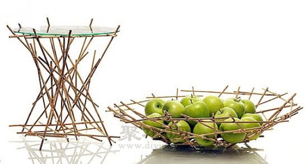 Disposable chopsticks handicrafts DIY fruit baskets, storage baskets