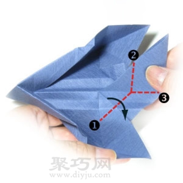 How to fold a jet fighter. Let’s fold a jet aircraft.