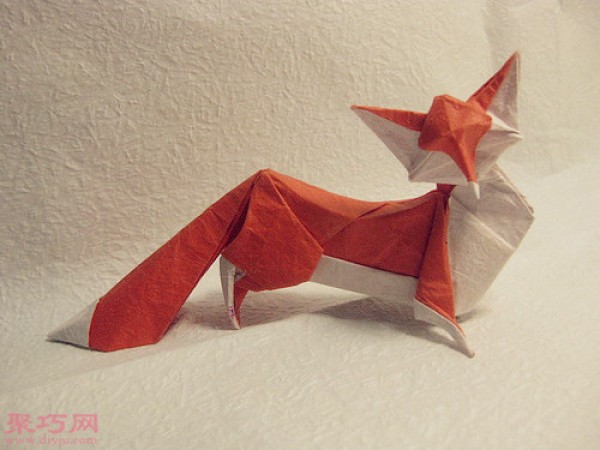 Appreciation of 3D animal origami: lion, pig, fox, dragon