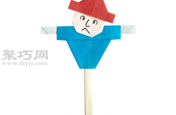 Scarecrow Origami Tutorial Illustrated Learn How to Origami Scarecrow