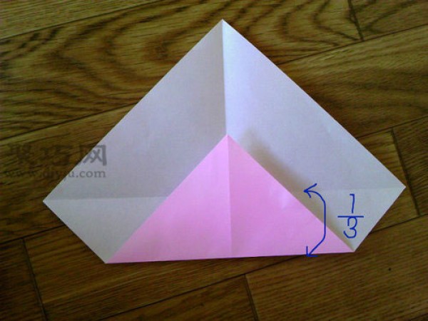 How to fold a windmill love letter envelope DIY illustration of folding a love letter envelope