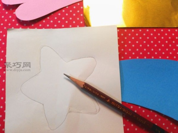 Holiday decoration small ornaments teach you how to make paper art shooting star origami