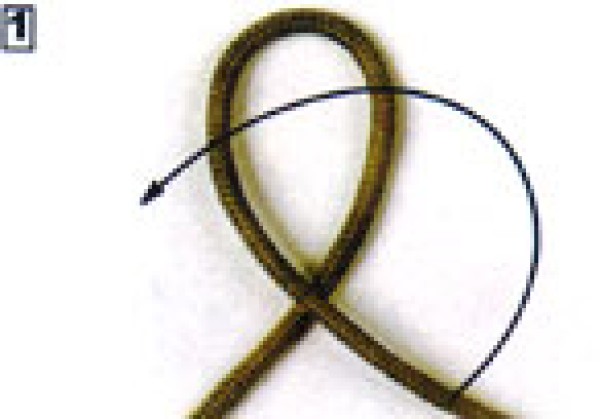 Illustrated tutorial on how to knit a single-thread double-money Chinese knot