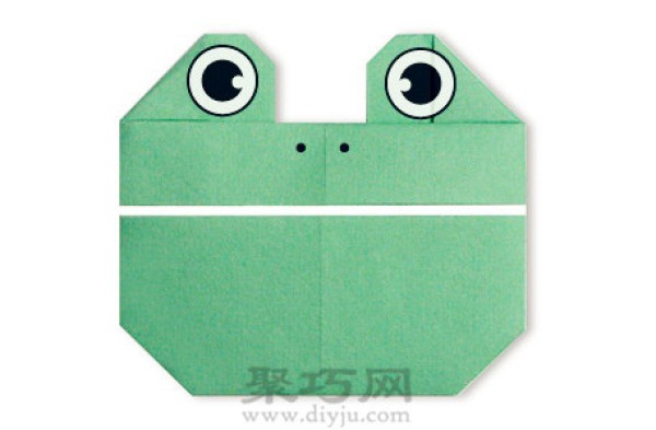 Simple Origami Little Frog Origami Tutorial for Toddlers