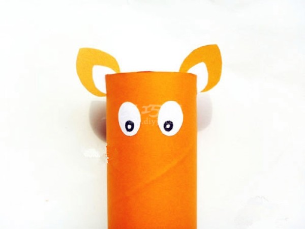 Handmade tiger from roll paper tube DIY cute little tiger tutorial