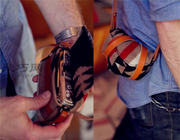 Handmade SLR camera bag tutorial teaches you how to DIY fabric camera case