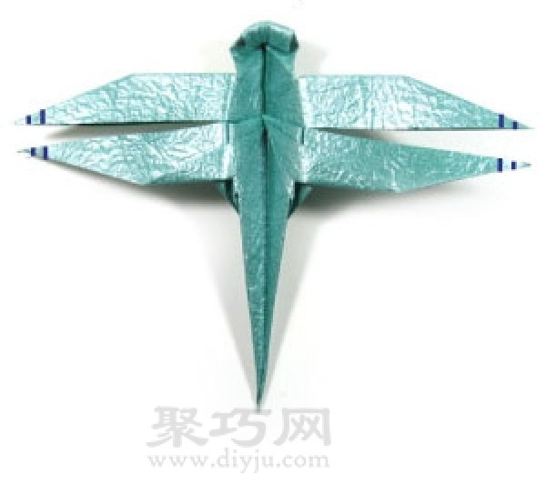 How to make origami dragonfly