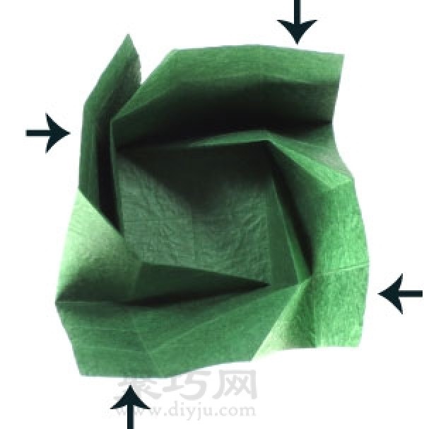 How to stack three-dimensional cubes? Check out this three-dimensional square origami tutorial