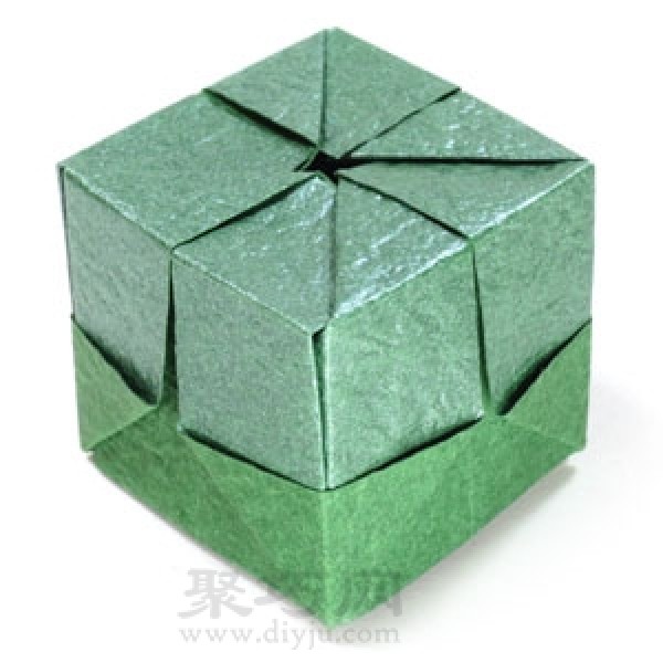 How to fold a three-dimensional cube? This three-dimensional cube folding method will teach you