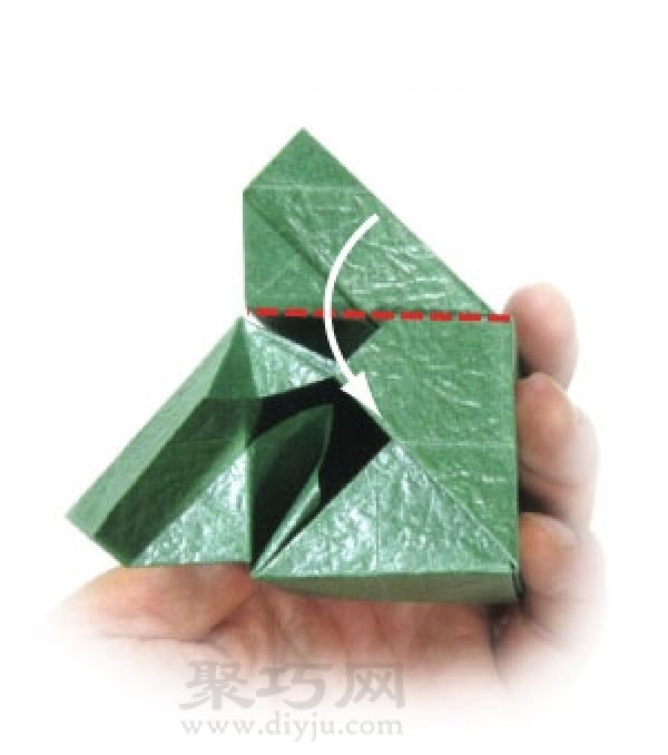 Simple and practical origami hollow cube illustration tutorial