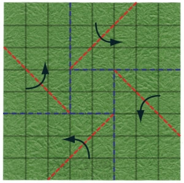 How to fold a three-dimensional cube? This three-dimensional cube folding method will teach you