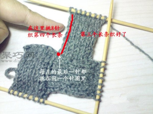 Tutorial on knitting woolen hats for the elderly. Teach you how to knit round woolen hats.