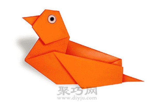 Simple Origami Wild Duck Origami Tutorial for Toddlers