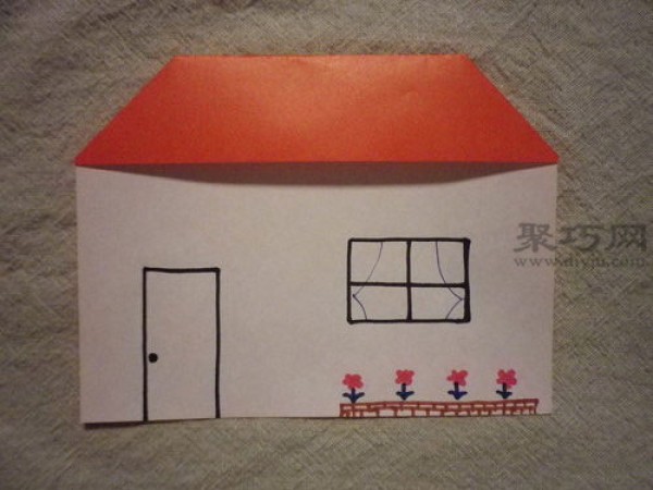 A complete collection of origami houses for children. Teach you how to fold a small house in three simple steps.