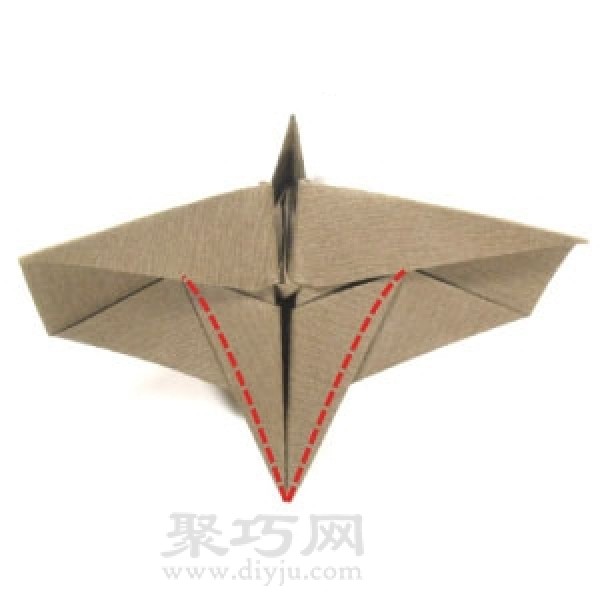 Origami Pterosaur Illustrated Tutorial