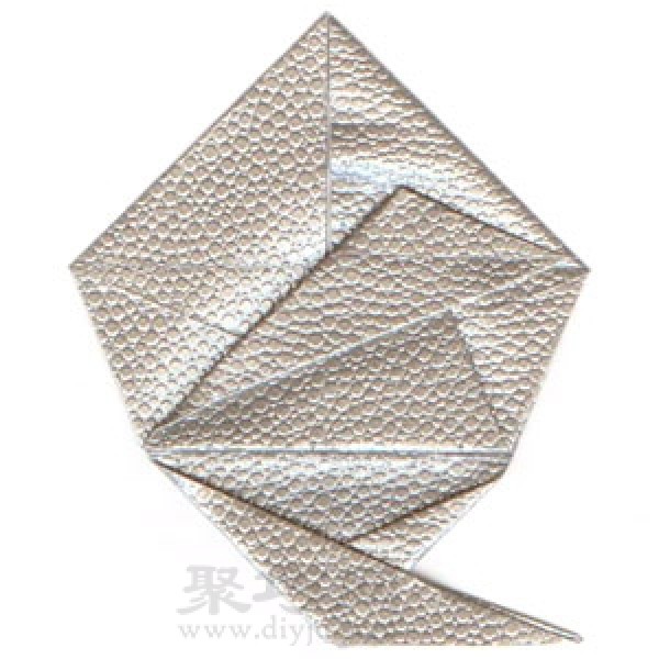 How to fold the big mouth fish origami step by step diagram