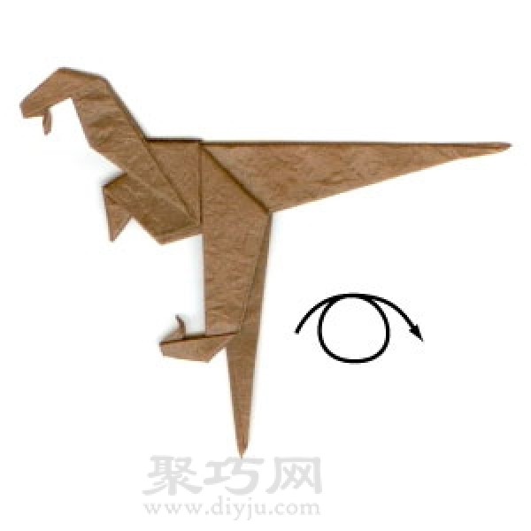 Origami Velociraptor Folding Steps